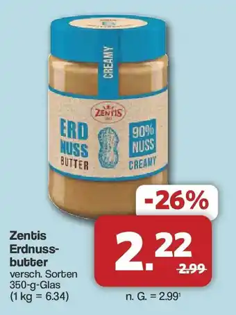 Famila Nord West Zentis Erdnussbutter Angebot