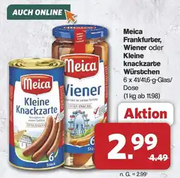 Famila Nord West Meica Kleine knackzarte Würstchen Angebot