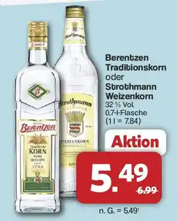 Famila Nord West Berentzen Traditionskorn oder Strothmann Weizenkorn Angebot