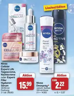 Famila Nord West Nivea Cellular Expert Lift Tagescreme, Nachtcreme oder Expert Filler Hyaluron-Serum Angebot