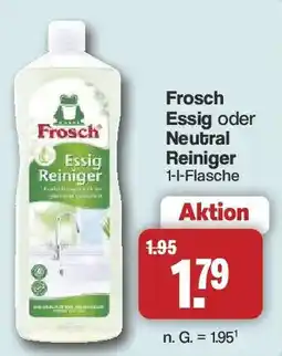 Famila Nord West Frosch Essig oder Neutral Reiniger Angebot