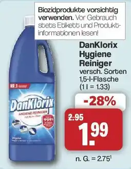 Famila Nord West DanKlorix Hygiene Reiniger Angebot
