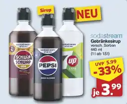 Famila Nord West sodastream Getränkesirup Angebot