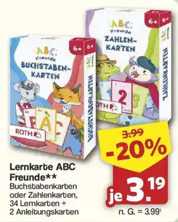 Famila Nord West Lernkarte ABC Freunde Angebot
