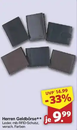 Famila Nord West Herren Geldbörse Angebot