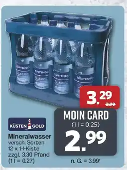 Famila Nord West KÜSTEN GOLD Mineralwasser Classic Angebot