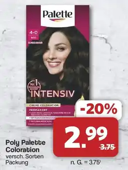 Famila Nord West Poly Palette Coloration Angebot