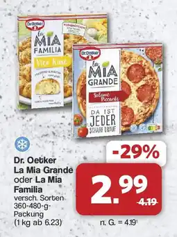 Famila Nord West Dr. Oetker La Mia Grande oder La Mia Familia Angebot