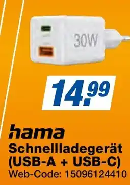 K+B Expert hama Schnellladegerät (USB-A + USB-C) Angebot