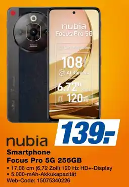 K+B Expert nubia Smartphone Focus Pro 5G 256GB Angebot