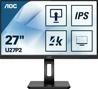 Conrad AOC U27P2 LCD-Monitor 68.6 cm (27 Zoll) EEK G (A - G) 3840 x 2160 Pixel UHD 2160p (4K) ... Angebot