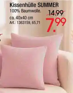 Zurbrüggen Linneweber Kissenhülle SUMMER Angebot