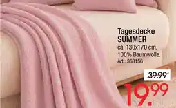 Zurbrüggen Linneweber Tagesdecke SUMMER Angebot