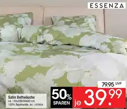 Zurbrüggen Essenza Satin Bettwäsche Angebot