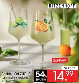 Zurbrüggen Ritzenhoff Cocktail Set Zitrus Angebot