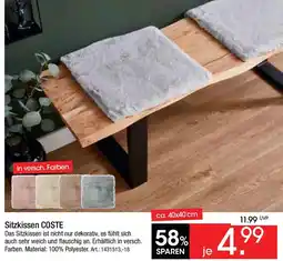 Zurbrüggen Sitzkissen coste Angebot