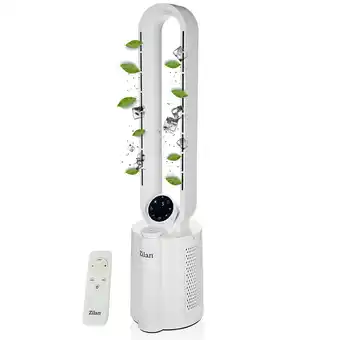 Netto Marken-Discount Zilan Turmventilator mit Luftbefeuchter Fernbedienung 12 Stufen Timer Angebot