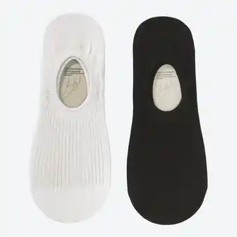 NKD Damen-Füßlinge mit hohem Baumwollanteil, 2er-Pack Angebot