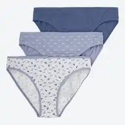 NKD Damen-Minislip mit hohem Baumwollanteil, 3er-Pack Angebot