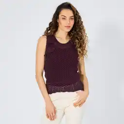 NKD Damen-Stricktop mit Blumen-Details Angebot