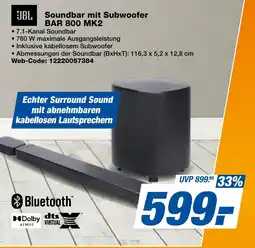 expert Techno Land JBL Soundbar mit Subwoofer BAR 800 MK2 Angebot