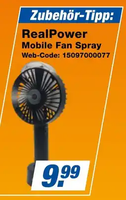 expert Techno Land RealPower Mobile Fan Spray Angebot