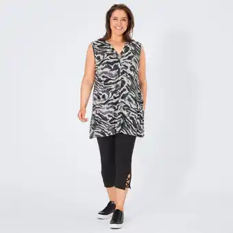 NKD Damen-Caprileggings mit hohem Baumwollanteil, große Größen Angebot