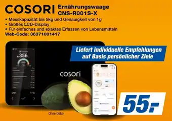 expert Techno Land COSORI Ernährungswaage CNS-R001S-X Angebot