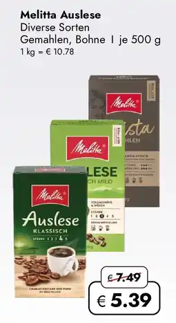 Travel Free Melitta Auslese Angebot