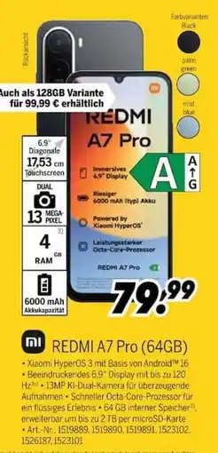 MEDIMAX REDMI A7 Pro Angebot
