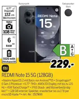 MEDIMAX REDMI Note 15 5G (128GB) Angebot