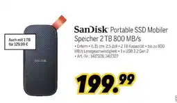 MEDIMAX SanDisk Portable SSD Mobiler Speicher Angebot