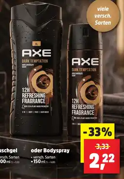 Thomas Philipps AXE DARK TEMPTATION Angebot