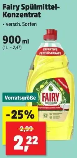 Thomas Philipps Fairy Spülmittel-Konzentrat Angebot