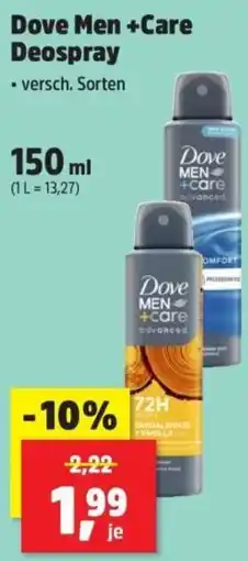 Thomas Philipps Dove Men +Care Deospray Angebot