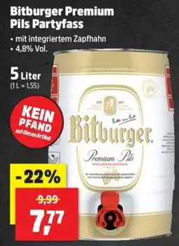 Thomas Philipps Bitburger Premium Pils Partyfass Angebot