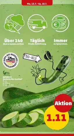 PENNY NATURGUT Deutsche Bio-Zucchini* Angebot