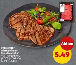 PENNY MÜHLENHOF Frische Rinder-Minutensteaks* Angebot