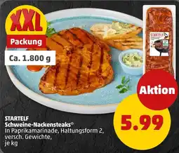 PENNY STARTELF Schweine-Nackensteaks* Angebot