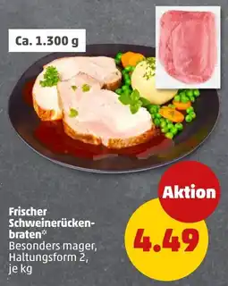 PENNY Frischer Schweinerückenbraten* Angebot