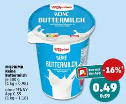 PENNY Milprima Reine Buttermilch Angebot