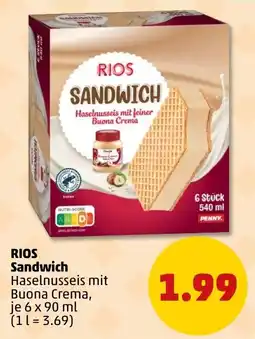 PENNY RIOS Sandwich Angebot