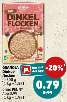 PENNY GRANOLA Dinkel-flocken Angebot