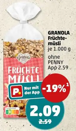 PENNY Granola Früchte-Müsli Angebot