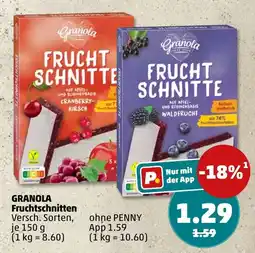 PENNY GRANOLA Fruchtschnitten Angebot