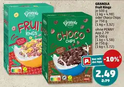 PENNY Granola Fruit Rings Angebot