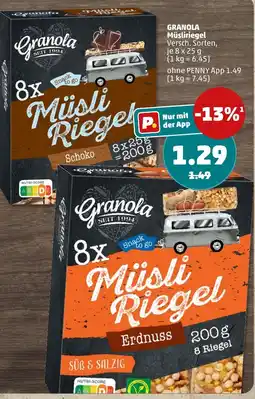 PENNY Granola Müsli Riegel Angebot