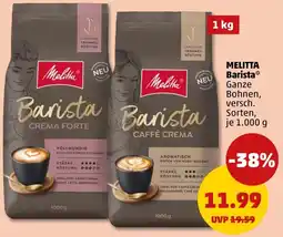 PENNY Melitta Barista Ganze Bohnen Angebot