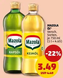 PENNY Mazola Öl Angebot