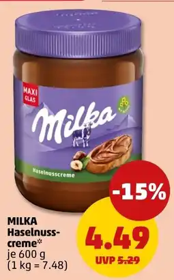 PENNY Milka Haselnusscreme Angebot